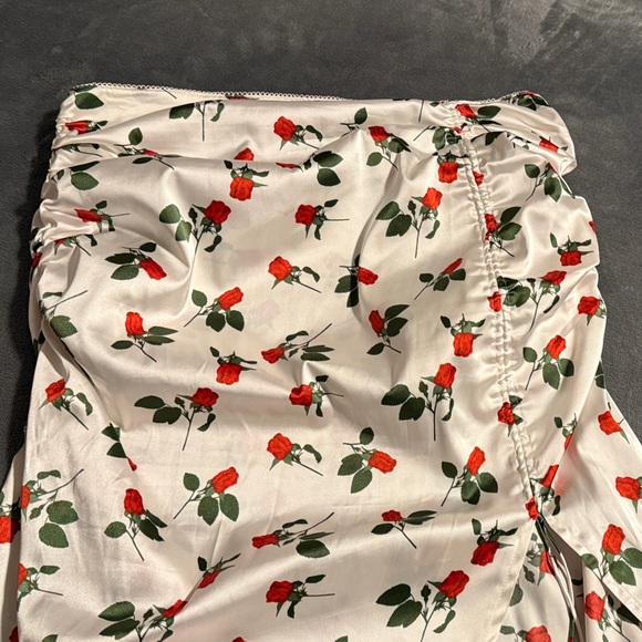 For Love And Lemons White Floral Midi Skirt - Picture 3 of 6